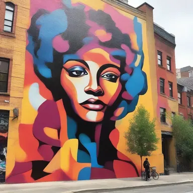 The loaner commissioned the talented painter to create a breathtaking mural in the heart of the city.