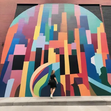 The loaner commissioned the talented painter to create a breathtaking mural in the heart of the city.