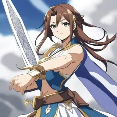 In the anime world of 'Starcrossed Warriors', the loaner provided the brave heroine with funds to obtain a powerful weapon to defeat the evil forces.