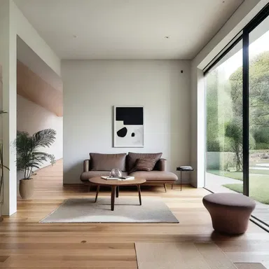 The architect's savoir-faire in creating a harmonious flow throughout the house was evident in every room.