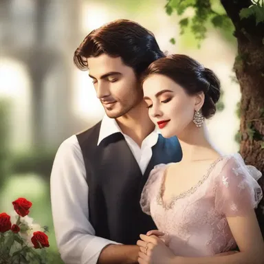 With his charm and savoir-faire, he wooed her effortlessly and won her heart.