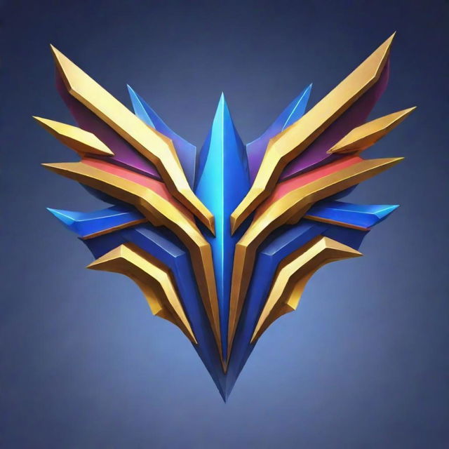 Generate an image of the Mobile Legends logo with vibrant colors, sharp edges, and high detail.