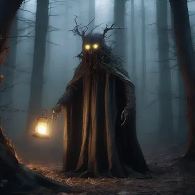 As the characters explored the haunted forest, they stumbled upon an eerie galbulus with supernatural powers.