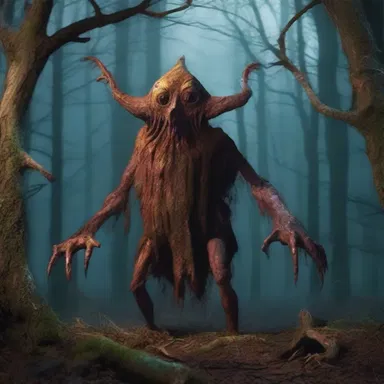 As the characters explored the haunted forest, they stumbled upon an eerie galbulus with supernatural powers.