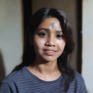 She survived the night in the haunted house cum laude, emerging as the only survivor.
