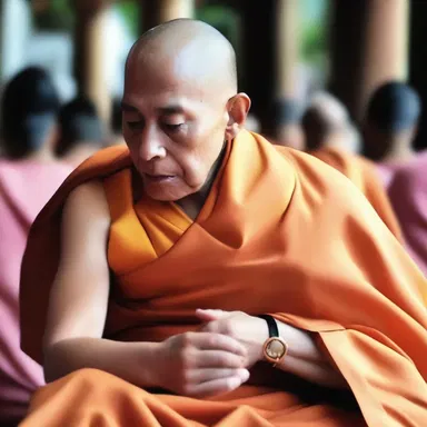 The monk dedicated his life to serving others cum laude, spreading love and compassion wherever he went.