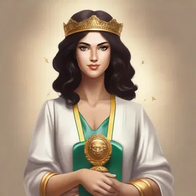 In the ancient realm of gods and goddesses, she achieved the highest academic honors and graduated cum laude, becoming a legendary figure in the annals of Olympus.