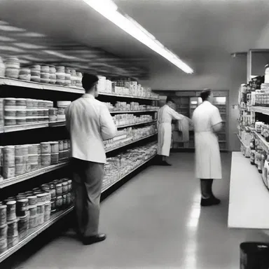 During World War II, the supermarket was converted into a military hospital to treat wounded soldiers.