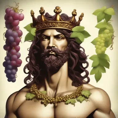 According to Greek mythology, Dionysus, the god of wine, was often depicted with a botryoidal crown as a symbol of fertility and abundance.