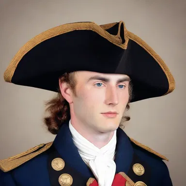 During the American Revolution, tricorns were popular among soldiers and civilians as a symbol of patriotism.