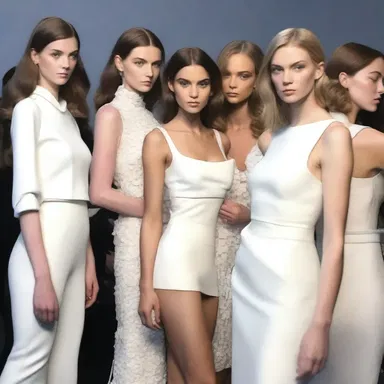 The famous designer had to call in a team of seamstresses to assist in creating her latest collection.