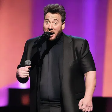 The comedian forgot an important punchline during his stand-up show, so he called it in to make the audience laugh.