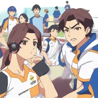 In the anime series, the coach decided to call in the star player in the final match to secure victory.