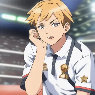 In the anime series, the coach decided to call in the star player in the final match to secure victory.