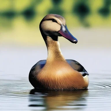The author vividly described the duckbill creature in his fantasy novel.