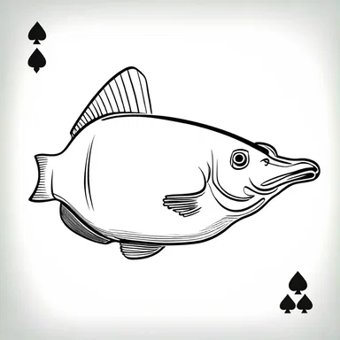 Why did the duckbill fish always win at poker? Because it could always keep a straight face with its long snout!