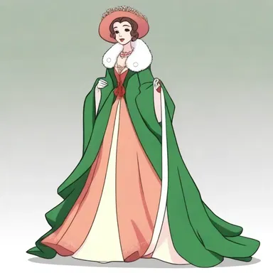 In the animated series, the elegant and fashionable lady was always depicted wearing a tippet as part of her ensemble.