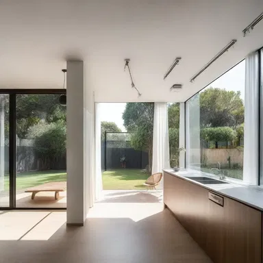 The use of natural light and open spaces in the house filled the residents with hope for a peaceful and uplifting environment.