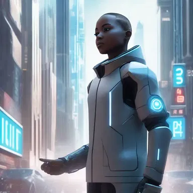 In the futuristic novel, the protagonist discovers a new technology that brings hope to humanity, promising a better world for everyone.