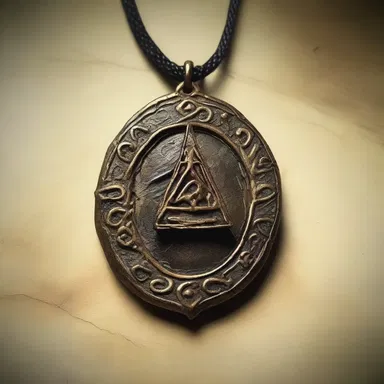The enchanted amulet was believed to be the hope that could restore the magical powers to the lost land.