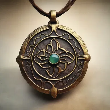 The enchanted amulet was believed to be the hope that could restore the magical powers to the lost land.