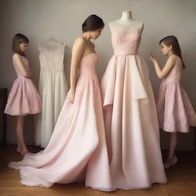 She hoped to find the perfect dress for the party.