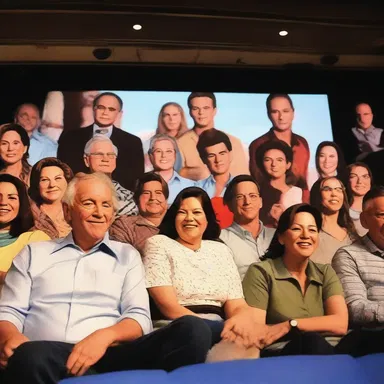 The moviegoers hoped to see their favorite actors on the big screen.