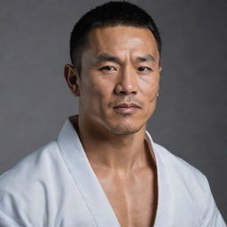 A powerful martial artist of Chinese origin, expert in various forms of martial arts, who is a popular Hollywood actor. This figure is also a philanthropist, MMA fighter, skilled boxer, and successful businessman.