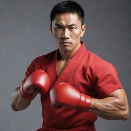 An extremely powerful martial artist of Chinese and Indian origin excelling in various martial arts, who is a well-known Hollywood actor. This figure is also a philanthropist, an MMA fighter, a skilled boxer, and a successful businessman.