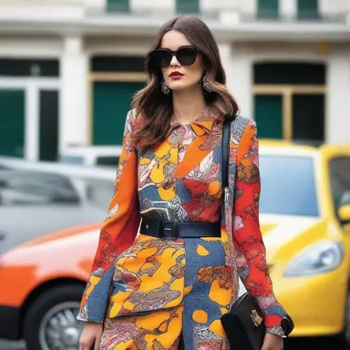 In fashion, the use of bold prints and strategic color combinations can be seen as a logic operation to create visually appealing outfits.