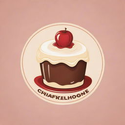 A sweet and appealing logo featuring a deliciously-illustrated pudding with sleek design elements.