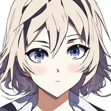 The character in the anime had long, dramatic eyelashes that were accentuated by the use of mascara.