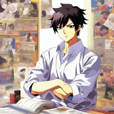 Despite facing numerous obstacles, the protagonist's undiminished determination allowed him to achieve his dream of becoming the greatest anime artist.