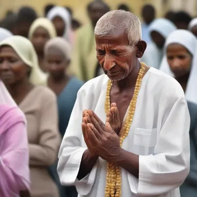 The devout followers strongly believe in the undiminished power of prayer to heal the sick and bring blessings into their lives.
