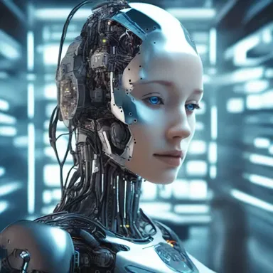 In the science fiction novel, the undiminished advancements in Artificial Intelligence led to a complex and thought-provoking depiction of a futuristic society.