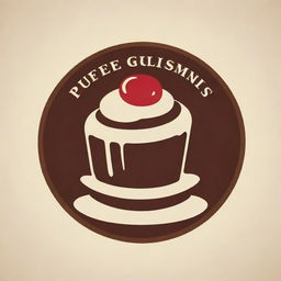 An engaging and attractive logo that features a well-crafted graphic of a pudding, without any accompanying text or name.