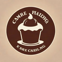 An engaging and attractive logo that features a well-crafted graphic of a pudding, without any accompanying text or name.