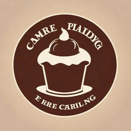 An engaging and attractive logo that features a well-crafted graphic of a pudding, without any accompanying text or name.