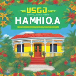 A top-quality digital art representation of a book cover for 'The Insider's Guide to Jamaica Homes: Unlocking Caribbean Real Estate'