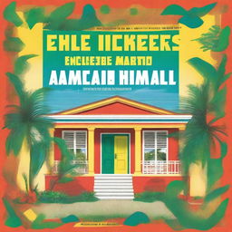 A top-quality digital art representation of a book cover for 'The Insider's Guide to Jamaica Homes: Unlocking Caribbean Real Estate'