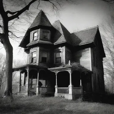 The haunted house was said to be inhabited by malevolent spirits that were drawn to the os sphenoidale of the previous owner.