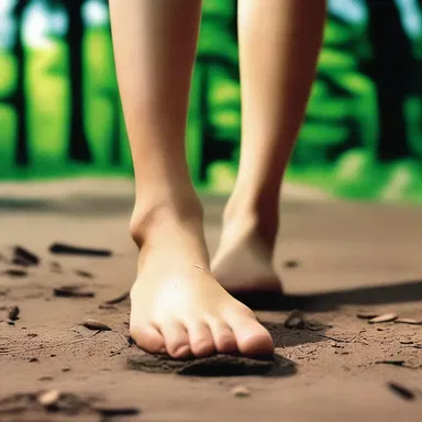 In the novel, the protagonist's journey was depicted through the development of blisters on their feet.