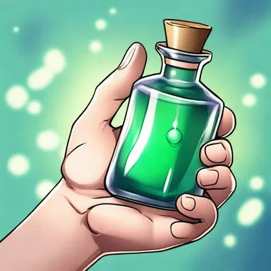 The magical potion caused blisters to appear on the hero's skin, indicating the awakening of their mystical powers.