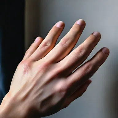 In the novel, the protagonist's emotional state was reflected through the blister on his hand, symbolizing his inner turmoil.