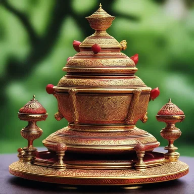 Corakan is often used as an offering during religious ceremonies in certain East Indian communities.