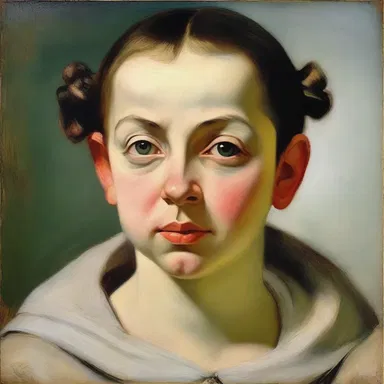 The dyspeptic expression on the subject's face in the painting conveyed their irritable temperament.