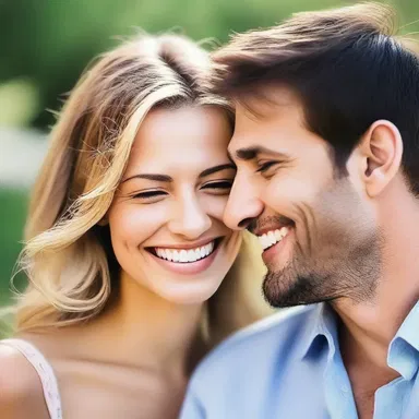 Despite his dyspeptic nature, he couldn't help but fall in love with her enchanting smile and kind heart.