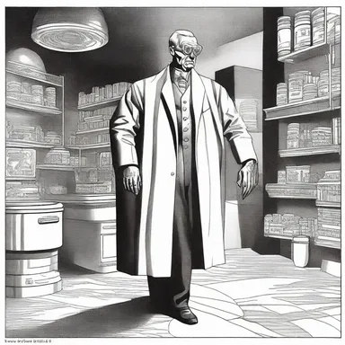 The protagonist in the science fiction story had a futuristic remedy to cure his dyspeptic symptoms.