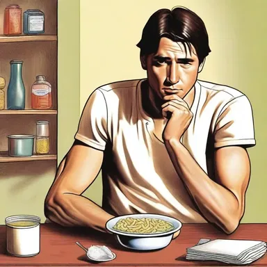 The protagonist in the novel, a dyspeptic, often had to deal with digestive issues throughout the story.