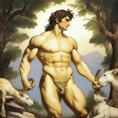In Greek mythology, the god Apollo wished to punish the mortal Adonis, so he transformed him into a gelded animal.